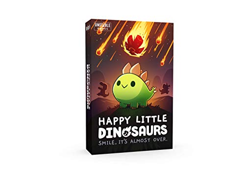 ボードゲーム 英語 アメリカ 海外ゲーム Unstable Games - Happy Little Dinosaurs Base Game - Competitive Sabotage Funny Card Game For Kids, Teens, Adults - 2-4 Players, Hand Managementボードゲーム 英語 アメリカ 海外ゲーム