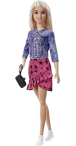 バービー バービー人形 Barbie: Big City, Big Dreams Malibu” Roberts Doll (Blonde, 11.5-in) Wearing Jacket, Skirt & Accessories, Gift for 3 to 7 Year Oldsバービー バービー人形 1