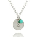 EFYTAL アクセサリー ブランド かわいい おしゃれ EFYTAL Initial Necklace, Small 925 Sterling Silver Dainty Disc with Birth Month Charm, Initial Necklaces for Women, Personalized Necklaces for Women, LetterEFYTAL アクセサリー ブランド かわいい おしゃれ