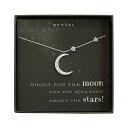 EFYTAL アクセサリー ブランド かわいい おしゃれ EFYTAL Inspirational Graduation Gifts, 925 Sterling Silver CZ Crescent Moon and Stars Necklace on Motivational Card, Grad Gift for Daughter, Congrats Niece,EFYTAL アクセサリー ブランド かわいい おしゃれ