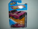 ホットウィール マテル ミニカー ホットウイール 2012 Hot Wheels KMart Exclusive Muscle Mania - Mopar '68 Hemi Barracuda Lavender #87/247ホットウィール マテル ミニカー ホットウイール