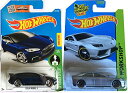 ホットウィール マテル ミニカー ホットウイール Hot Wheels HW Green Tesla Model S (Blue) & Lamborghini Estoque 2-Car Bundle Setホットウィール マテル ミニカー ホットウイール