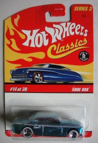 ۥåȥ ޥƥ ߥ˥ ۥåȥ HOT WHEELS CLASSICS SERIES 3 BLUE SHOE BOX 14...