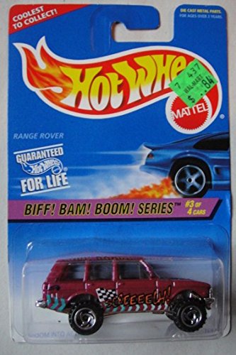 ホットウィール マテル ミニカー ホットウイール HOT WHEELS BIFF! BAM! BOOM! SERIES #3 OF 4 CARS, PURPLE RAGE ROVER RAZOR WHEEL 'COOLEST TO COLLECT CARDホットウィール マテル ミニカー ホットウイール