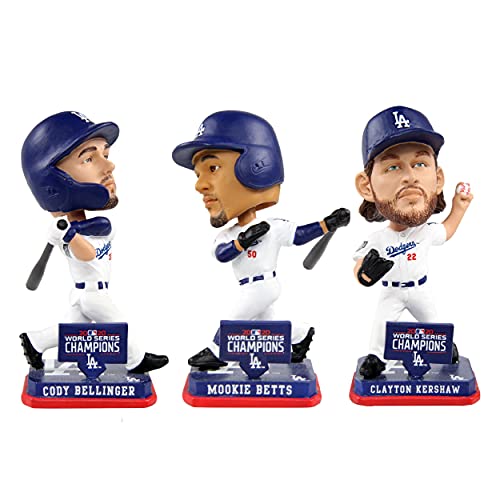 ボブルヘッド バブルヘッド 首振り人形 ボビンヘッド BOBBLEHEAD Dodgers 2020 World Series Champions Mini Bobbleheads 3-Pack Setボブルヘッド バブルヘッド 首振り人形 ボビンヘッド BOBBLEHEAD