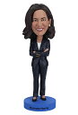 ボブルヘッド バブルヘッド 首振り人形 ボビンヘッド BOBBLEHEAD Royal Bobbles Kamala Harris Bobblehead, Pr...