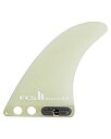サーフィン フィン マリンスポーツ FCS II Single Performance Glass Longboard Fin - Clear - 6