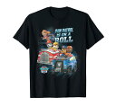 パウパトロール 子供服 半袖Tシャツ スモール チェイス マーシャル ラブル ズーマ スカイ 複数キャラクター ブラック キッズ ファッション 男の子 女の子