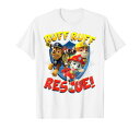 パウパトロール 子供服 半袖Tシャツ キッズ スモール チェイス マーシャル ラブル 複数キャラクター ホワイト キッズ ファッション 男の子 女の子