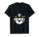 パウパトロール 子供服 半袖Tシャツ キッズ スモール マーシャル ブラック キッズ ファッション 男の子 女の子