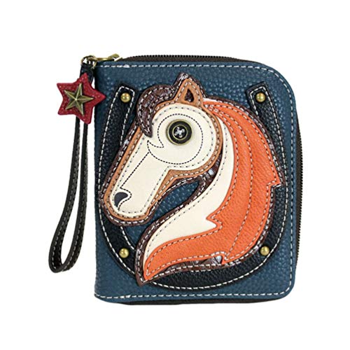 chala 財布 パッチ ウォレット チャラ Chala Horse Zip-Around Wallet/Wristlet Horse Lover Western Rancherchala 財布 パッチ ウォレット チャラ