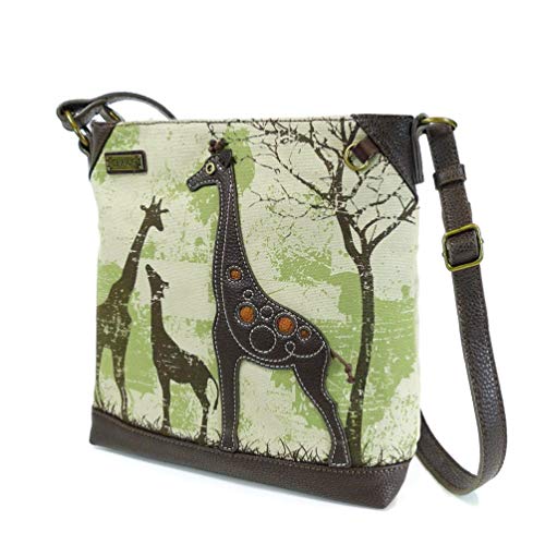 chala obO pb` Jo 킢 Chala Handbags Safari Giraffe Canvas Crossbody Bag Pursechala obO pb` Jo 킢