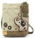 chala バッグ パッチ カバン かわいい Chala Patch Crossbody GREY ELEPHANT Bag Canvas Messenger Sand Beige Coin Pursechala バッグ パッチ カバン かわいい