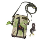 chala バッグ パッチ カバン かわいい Chala Safari Animal Canvas Small Phone Purse/Crossbody Bags (iPhone Compatible -Giraffe)chala バッグ パッチ カバン かわいい