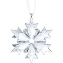 スワロフスキー Swarovski リトルスノーフレークオーナメント 約5センチ 5349843 クリスタル インテリア