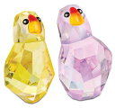 スワロフスキー Swarovski ブロードウェイの鳥 ジム&ジェス 約4センチ 1129629 動物 クリスタル インテリア