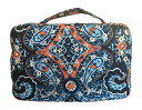 ヴェラブラッドリー ヴェラブラッドリー パスケース IDケース 定期入れ ベラブラッドリー Vera Bradley Blush & Brush Makeup Case (Marrakesh with solid blue lining)ヴェラブラッドリー パスケース IDケース 定期入れ ベラブラッドリー