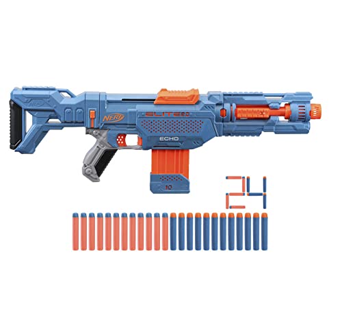 ナーフ アメリカ 直輸入 ソフトダーツ リフィル Nerf Elite 2.0 Echo CS-10 Blaster ? 24 Official Nerf Darts, 10-Dart Clip, Removable Stock and Barrel Extension, 4 Tactical Rails, Multicolor, 6.67 x 68.58 x 3ナーフ アメリカ 直輸入 ソフトダーツ リフィル 1