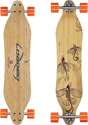 ɥȥܡ ܡ ǥ ľ͢ Loaded Boards Vanguard Bamboo Longboard Skateboard Complete (80a in Heat, Flex 2)ɥȥܡ ܡ ǥ ľ͢