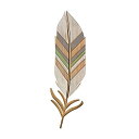 壁飾り インテリア タペストリー 壁掛けオブジェ 海外デザイン Stratton Home Decor -- Dropship, us home, SUHQX Stratton Home Decor Boho Wall Feather, White, Gold, Green, Natural Wood, 9.25 W X 1.壁飾り インテリア タペストリー 壁掛けオブジェ 海外デザイン