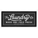 壁飾り インテリア タペストリー 壁掛けオブジェ 海外デザイン Stupell Industries Vintage Laundry Sign Cursive ...