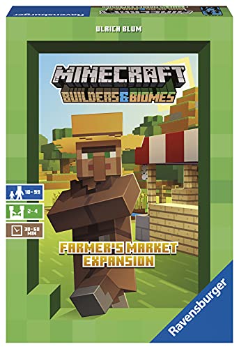 ボードゲーム 英語 アメリカ 海外ゲーム Ravensburger Minecraft: Builders & Biomes - Farmer's Market Expansion Strategy Board Game Ages 10 & Up - Amazon Exclusiveボードゲーム 英語 アメリカ 海外ゲーム