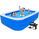 プール ビニールプール ファミリープール オーバルプール 家庭用プール Raoccuy Family Inflatable Swimming Pools - T...