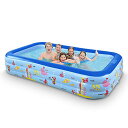 プール ビニールプール ファミリープール オーバルプール 家庭用プール Inflatable Swimming Pool, Family Kiddie Pool, 117 x 66 x 21 Full-Sized Inflatable Pool for Kids and Adults, Blow プール ビニールプール ファミリープール オーバルプール 家庭用プール