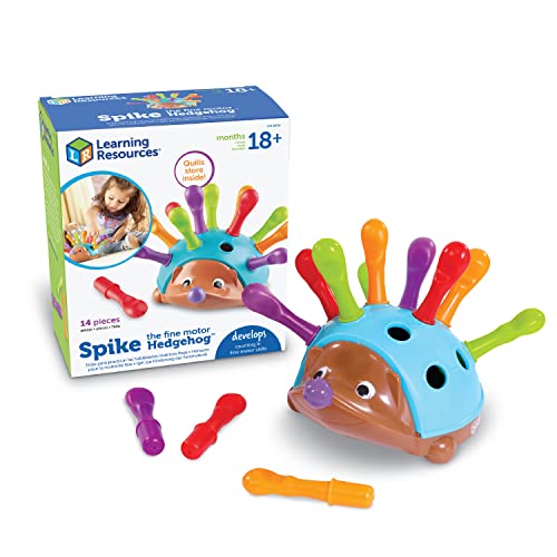 知育玩具 パズル ブロック ラーニングリソース Learning Resources Spike The Fine Motor Hedgehog - Toddler Learning Toys, Fine Motor and Sensory Toys for Kids Ages 18 Months, Montessori Toys,Educational Toys f知育玩具 パズル ブロック ラーニングリソース