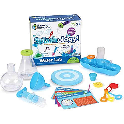 知育玩具 パズル ブロック ラーニングリソース Learning Resources Splashology Water Lab Science Kit, STEM Playtime, Water Activities, 19 Pieces, Ages 3 知育玩具 パズル ブロック ラーニングリソース