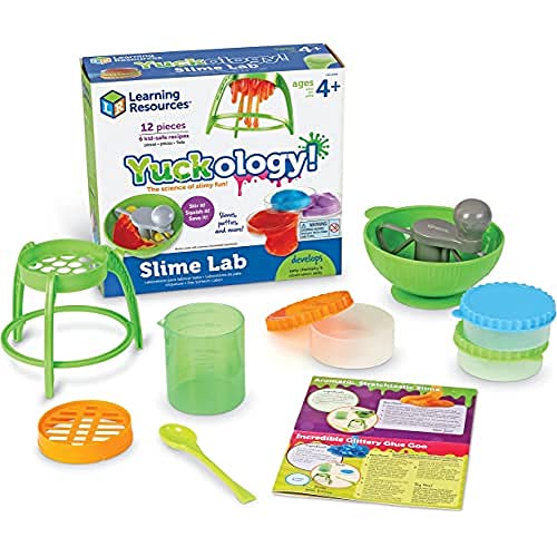 知育玩具 パズル ブロック ラーニングリソース Learning Resources Yuckology Slime Science Set,Early Science Skills, DIY Slime, STEM Skills, Measurement, Color Mixing, Ages 4+知育玩具 パズル ブロック ラーニングリソース