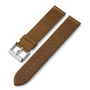 腕時計 タイメックス メンズ Timex 20mm Genuine Leather Quick-Release Strap With Perforated Tan and Silver-Tone Buckle腕時計 タイメックス メンズ