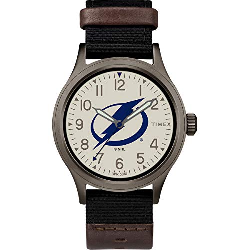 タイメックス 腕時計（メンズ） 腕時計 タイメックス メンズ Timex Tribute Men's TWZHLIGMB NHL Clutch Tampa Bay Lightning Watch腕時計 タイメックス メンズ