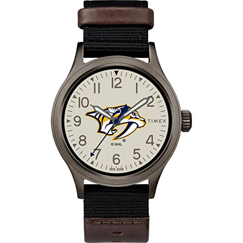 腕時計 タイメックス メンズ Timex Tribute Men's TWZHPREMB NHL Clutch Nashville Predators Watch腕時計 タイメックス メンズ