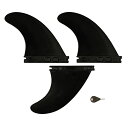 サーフィン フィン マリンスポーツ Rokia R G5 FCS&FUTURE Fins with Fin Key 3 PCS Replacement Plas...