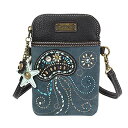 chala バッグ パッチ カバン かわいい CHALA Dazzled Cell Phone Crossbody Purse-Women PU Leather Multicolor Handbag with Adjustable Strap - Jellyfish - navychala バッグ パッチ カバン かわいい