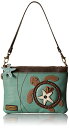 chala バッグ パッチ カバン かわいい Chala Mini Cross-body Messenger Bag -Women PU Leather Pho...