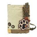 chala バッグ パッチ カバン かわいい CHALA Patch Crossbody Bag with Purse Charm -Sand (Paw Print Ivory)chala バッグ パッチ カバン かわいい