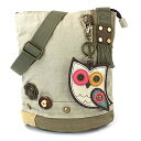 chala バッグ パッチ カバン かわいい CHALA Womens' Canvas Patch Crossbody Handbag with Keyfob-...