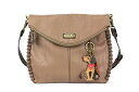 chala バッグ パッチ カバン かわいい CHALA Charming Crossbody Bag with Zipper Flap Top and Metal Chain - Light Brown (Mini Brown Dog)chala バッグ パッチ カバン かわいい