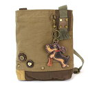 chala バッグ パッチ カバン かわいい CHALA Patch Crossbody Bag Dachshund Multi-color (Olive_We...