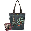 chala バッグ パッチ カバン かわいい CHALA Handbags Big- Everyday Tote Navy Paw Print Handbag ...