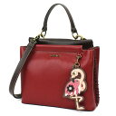 chala obO pb` Jo 킢 CHALA Charming Satchel with Adjustable Strap - Flamingo - Burgundychala obO pb` Jo 킢