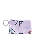 ヴェラブラッドリー ヴェラブラッドリー パスケース IDケース 定期入れ ベラブラッドリー Vera Bradley Women's Recycled Lighten Up Reactive Zip ID Case Wallet, Lavender Butterflies, One Sizeヴェラブラッドリー パスケース IDケース 定期入れ ベラブラッドリー