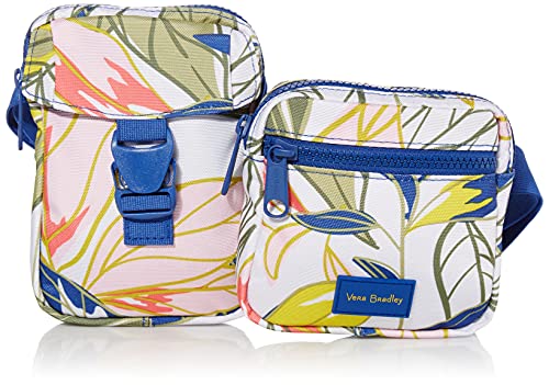 ヴェラブラッドリー ベラブラッドリー アメリカ フロリダ州マイアミ 日本未発売 Vera Bradley Women 039 s Recycled Lighten Up Reactive Convertible Belt Bag Sling Crossbody Bag, Rain Forヴェラブラッドリー ベラブラッドリー アメリカ フロリダ州マイアミ 日本未発売