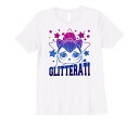 エルオーエルサプライズ キティクイーン Glitterati 半袖Tシャツ レディース【Sサイズ】 ホワイト ファッション トップス アメリカ