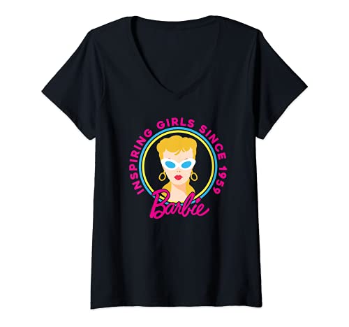 バービー Barbie インスピレーションガール 半袖Tシャツ レディース 【Sサイズ】 ブラック ファッション トップス アメリカ