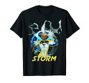 マーベル Marvel X-men ストーム 半袖Tシャツ キッズ6-6x 【日本サイズ110-120相当】 ブラック ファッション トップス アメリカ