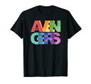 マーベル Marvel アベンジャーズ ロゴ 半袖Tシャツ メンズ 【Sサイズ】 ブラック ファッション トップス アメリカ