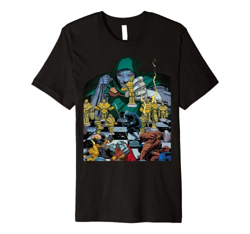 Tシャツ キャラクター ファッション トップス 海外モデル Marvel Doctor Doom Doomwar #3 Comic Cover Premium T-ShirtTシャツ キャラクター ファッション トップス 海外モデル